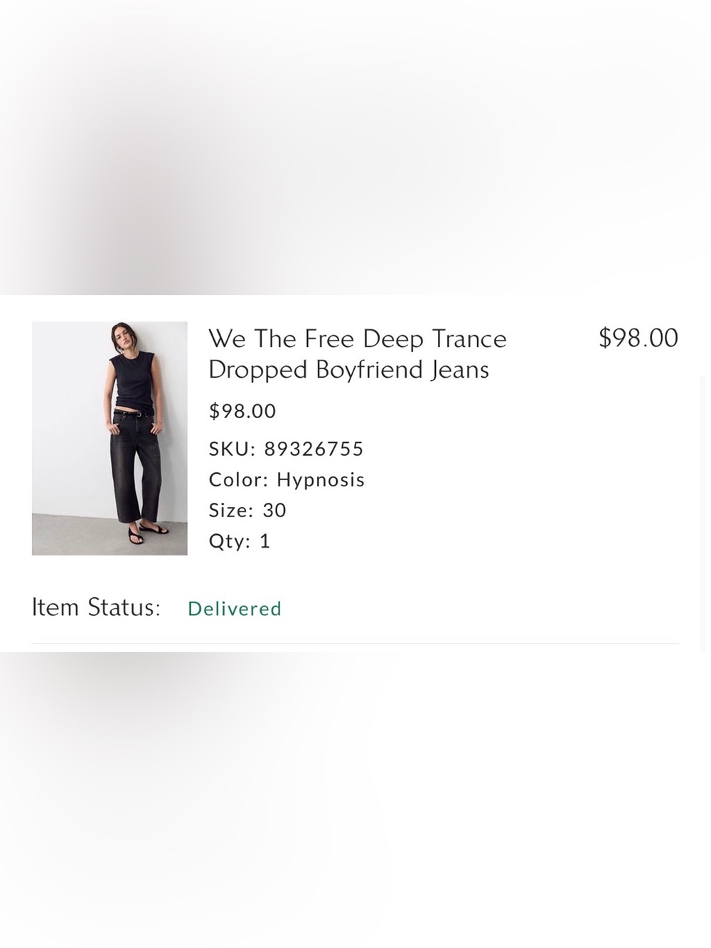 We The Free Deep Trance Dropped Boyfriend Jeans - Hypnosis